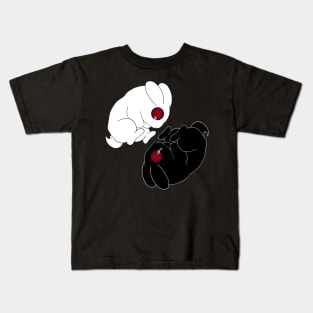 Twin Little Bunnies Kids T-Shirt